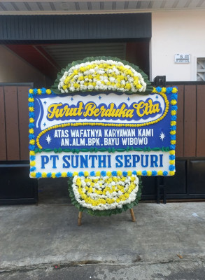 Papan Bunga Duka di Cikujang