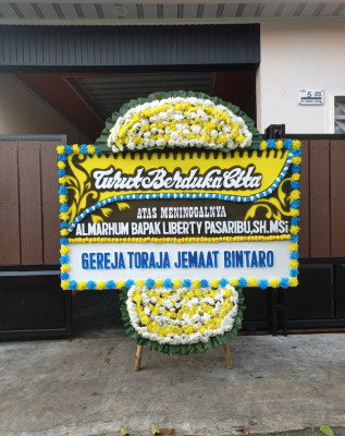 Papan Bunga Duka di Cikujang